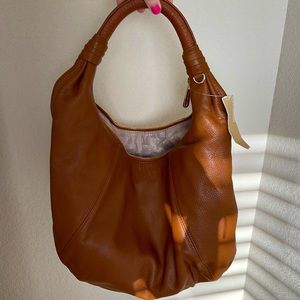 Not Used Michael Kors Brown Leather Purse